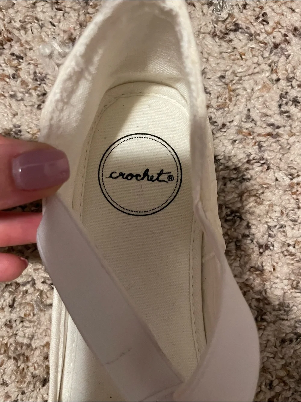 Crocs Cream Lace Espadrille Flats with Elastic Cross Straps